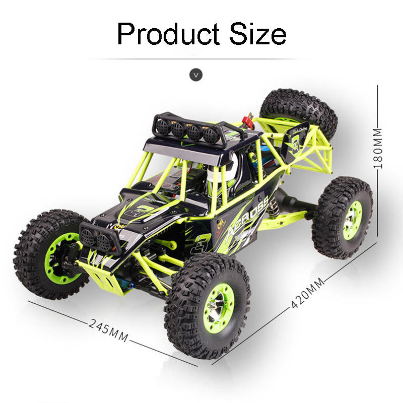HOLALA 1/12 High-Speed RC Rock Crawler 2.4GHz Off-Road Truck