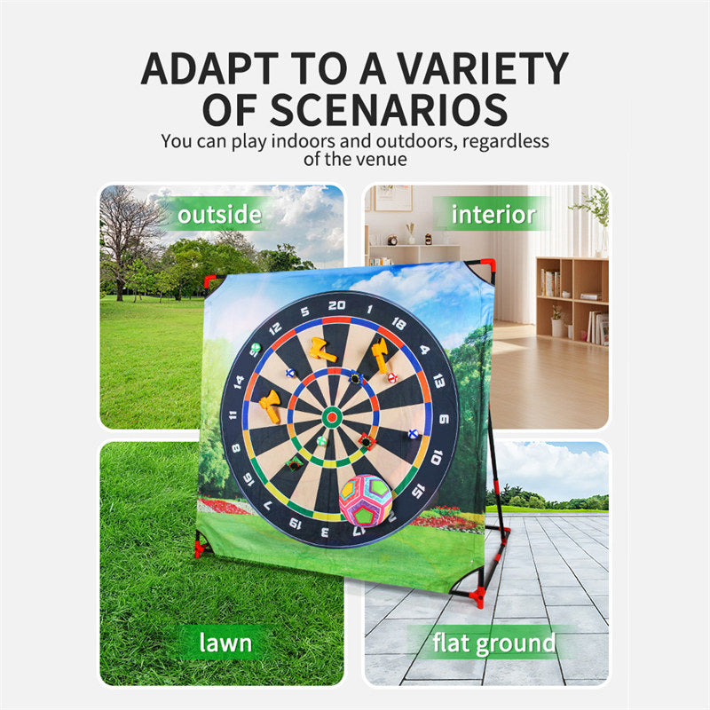 4-in-1 Golf Game Set with Stand Chipping Practice Target Battle-42B