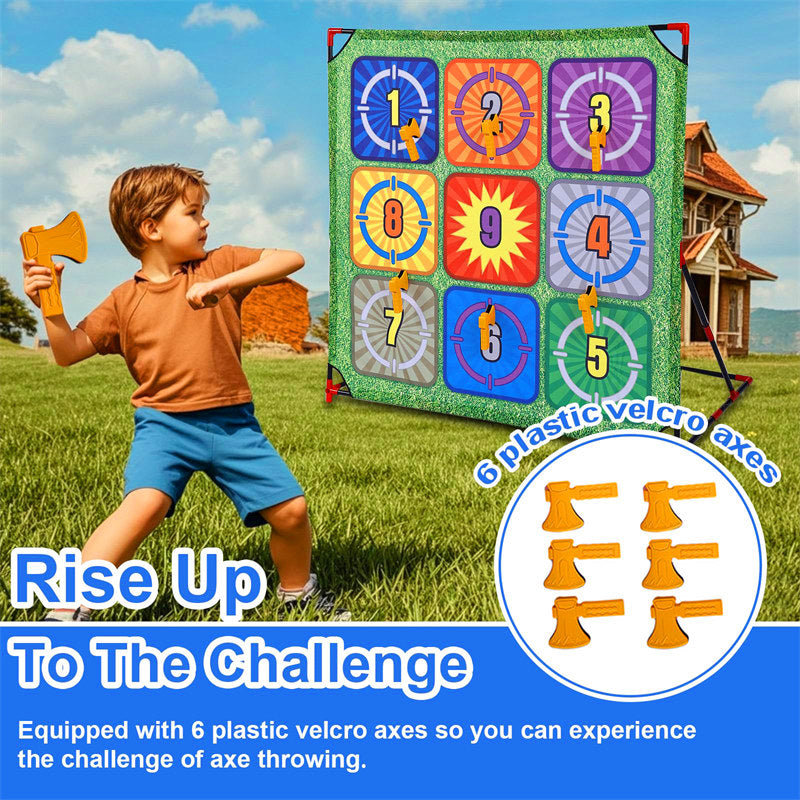 4-in-1 Golf Game Set with Stand Chipping Practice Target Battle-43B