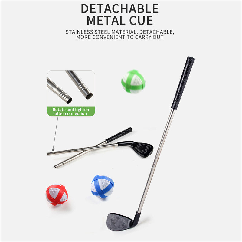 4-in-1 Golf Game Set with Stand Chipping Practice Target Battle-44B