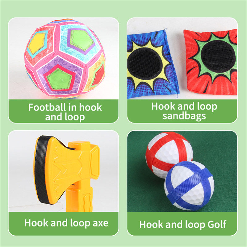 4-in-1 Golf Game Set with Stand Chipping Practice Target Battle-44B