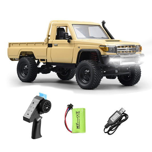 HOLALA 1/12 RC Rock Crawler 2.4GHz All-Terrain Pickup for Adults-Yellow